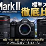 R5 Mark IIで後悔しない標準ズーム選び｜RF24-105mm F4 LとSTMはどちらがおすすめ？
