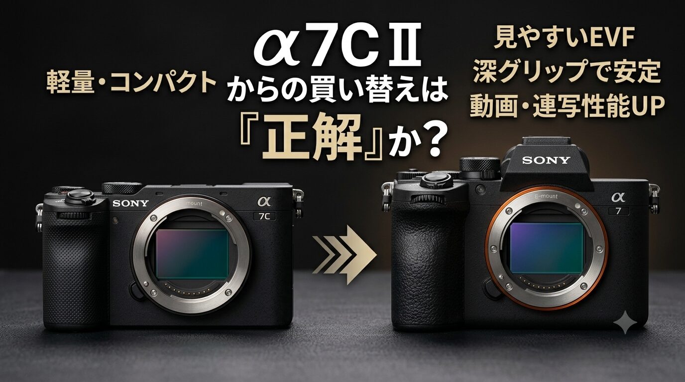 α7C IIからα7 Vへの買い替えは「正解」か？ファインダー、動画、バッファ、そして“体感重量”の不思議
