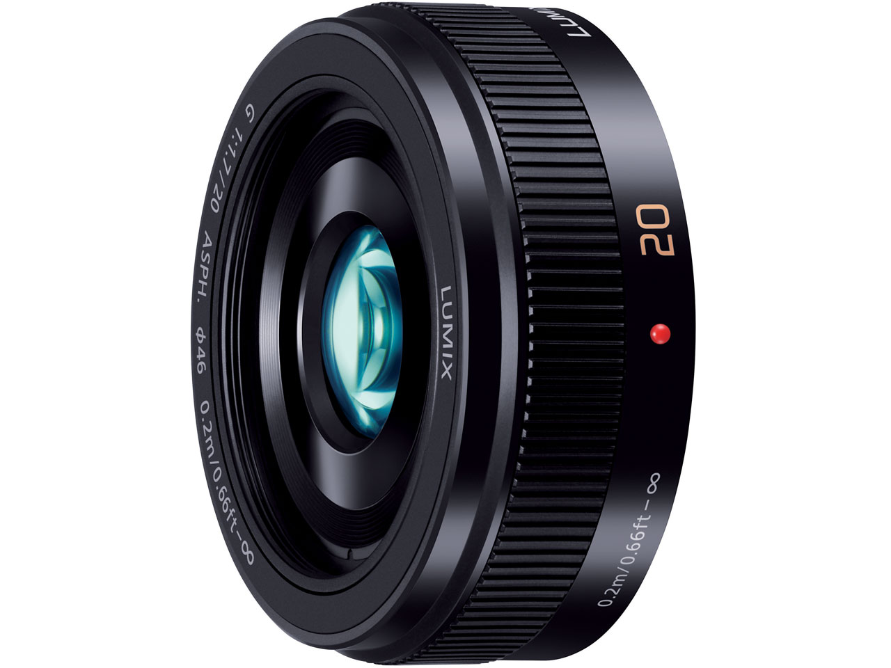 Panasonic パナソニック LUMIX G 20mm/F1.7 II ASPH. H-H020A-K [ブラック]