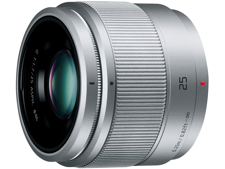 Panasonic パナソニック LUMIX G 25mm/F1.7 ASPH. H-H025-S [シルバー]