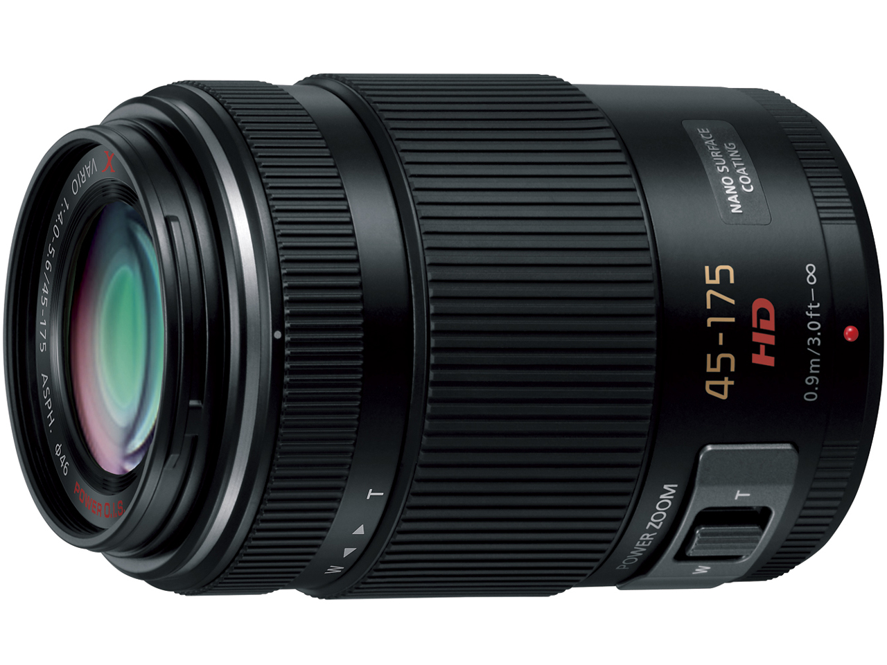 Panasonic パナソニック LUMIX G X VARIO PZ 45-175mm/F4.0-5.6 ASPH./ POWER O.I.S. H-PS45175-K [ブラック]