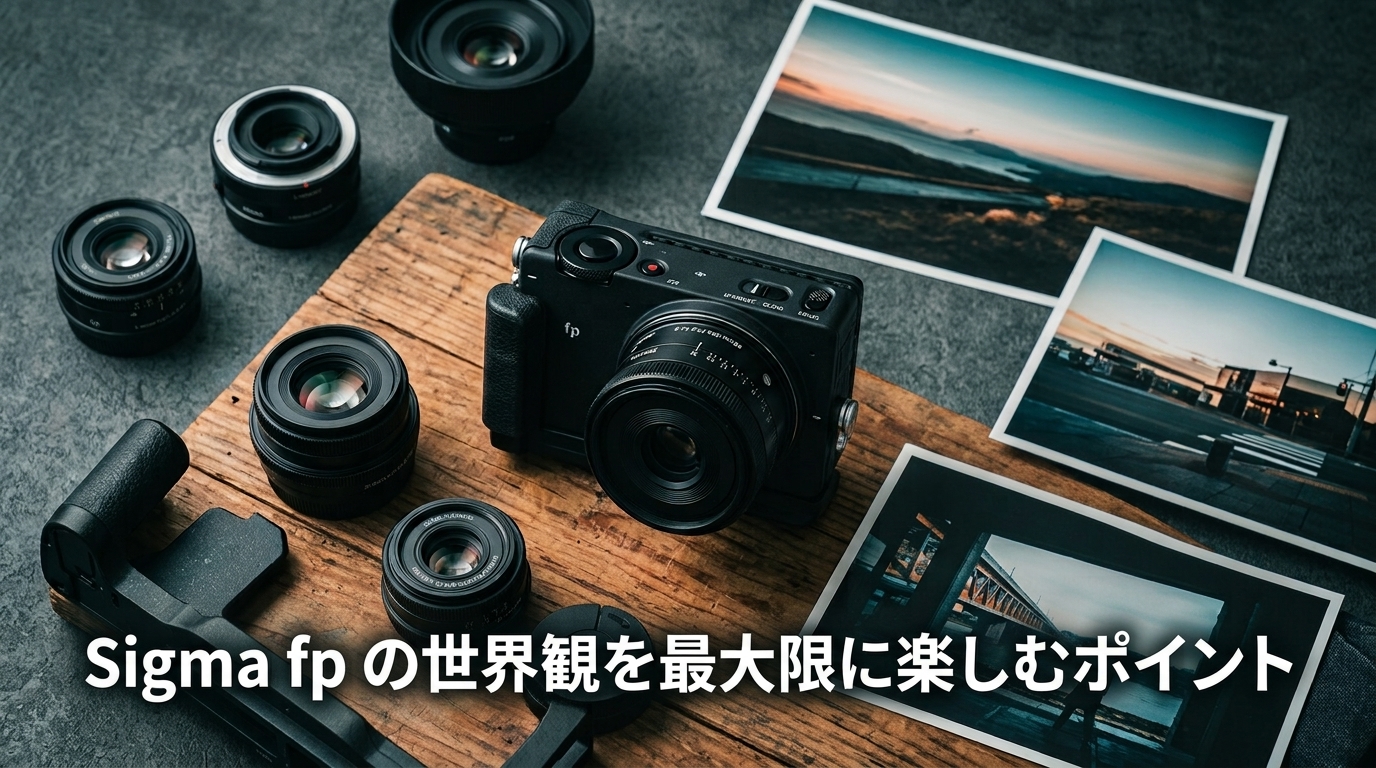 SIGMA fpの独自の世界観を使いこなす！カラーモード・基本操作・RAW現像のポイント徹底解説