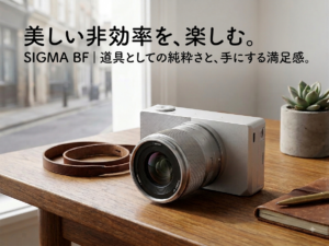 「美しき愚かさ」を愛でるための一台。Sigma BFが提示する、あえての『不便』とこだわり